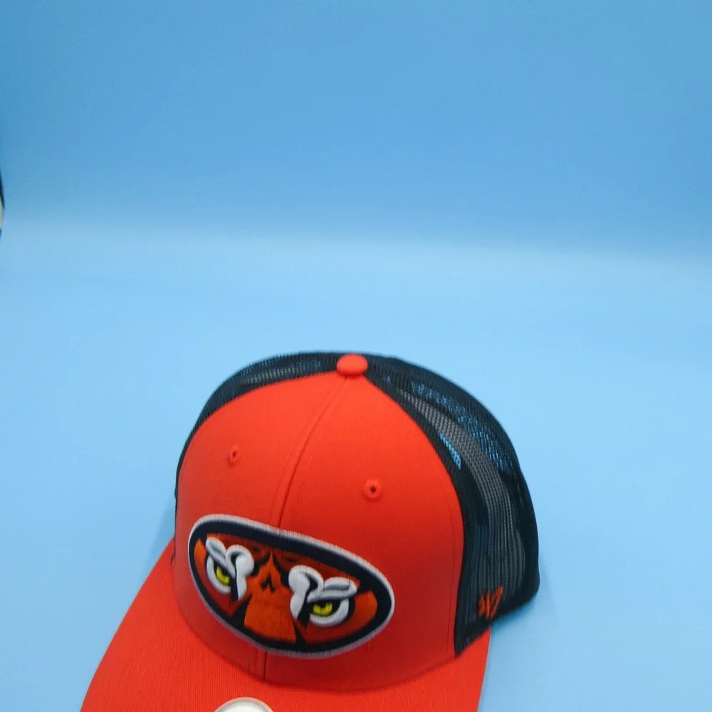 '47 Brand Trucker Hat Youth Auburn Tigers Orange Navy Blue Mesh Snapback Cap‎